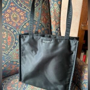 Kate Spade Black Microfiber Tote Bag like new